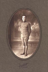 Admiral Carey's Dad, Sgt. Robert Emmett Carey, who served in France during World War I